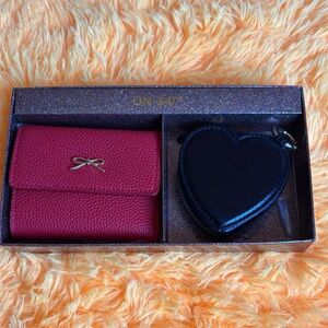 Macy's Pink and Black Key & Card Holder Set